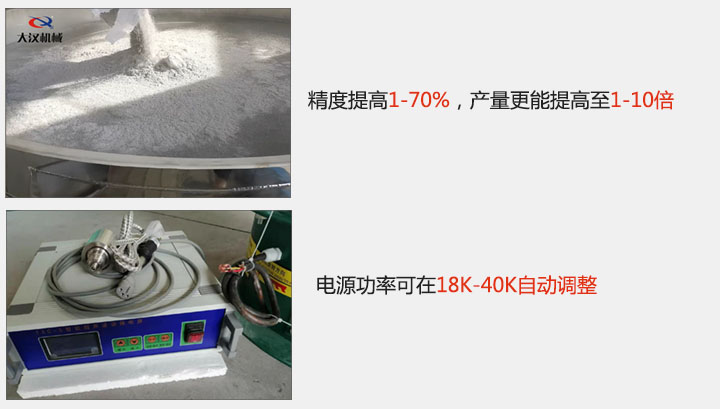 精度提高1—70%，產(chǎn)量更能提高至1-10倍  電源功率可在18K-40K自動調整